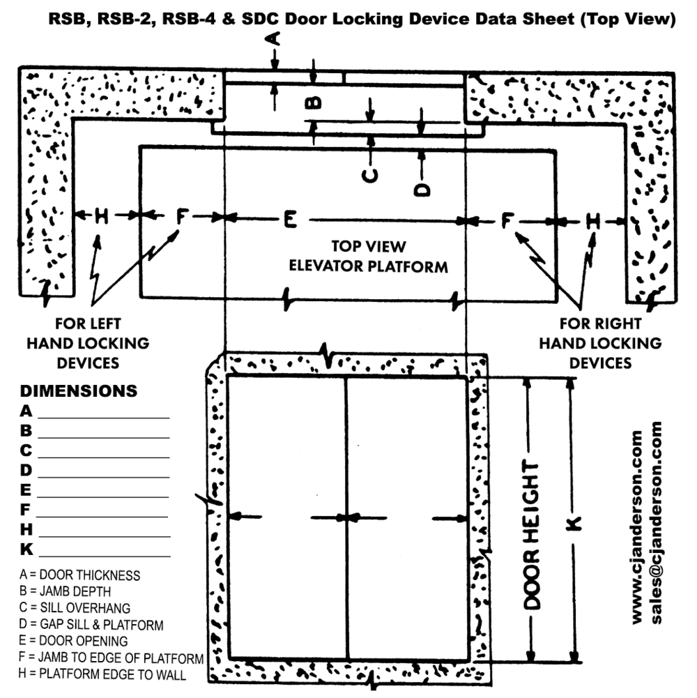 Sdc Interlock SDC (Use With Retiring Cam)