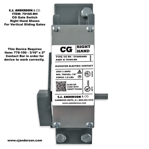 CG Gate Switch - 1 Normally Open Contact