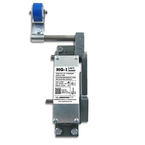 HG-1 - Left Hand Door Locking Device - Use With Stationary Cam