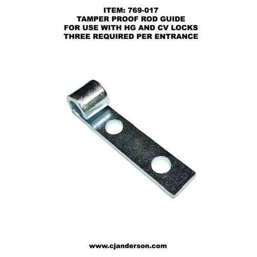 Tamper Proof Rod Guide