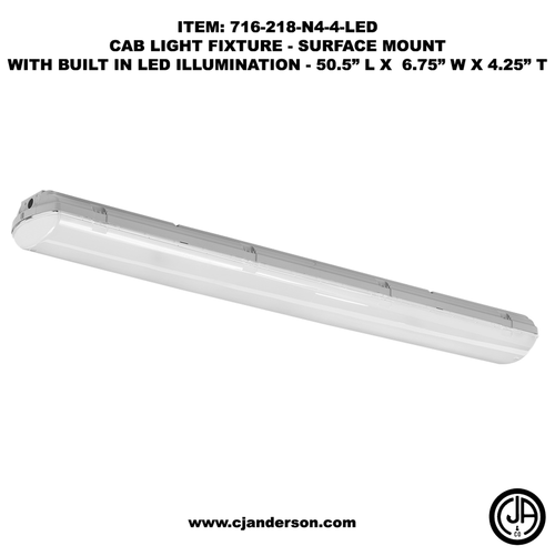 Cab Light - 4 Foot Long - NEMA 4/12/4X