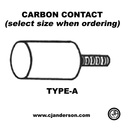 Type A - Carbon Contacts with Threaded Stud