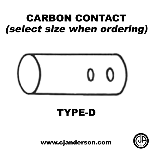 Type D - Carbon Contacts with Two Holes