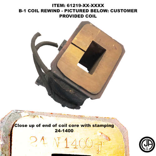 CJA Brake Coil Rebuild - B-1 - AC - Single Phase