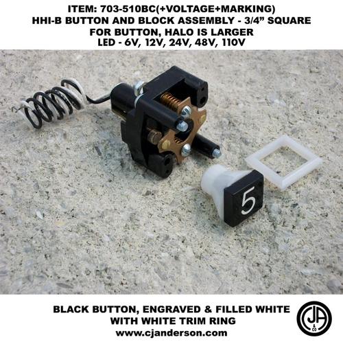 HHI-B Button - Contact Block Assembly - Illuminated