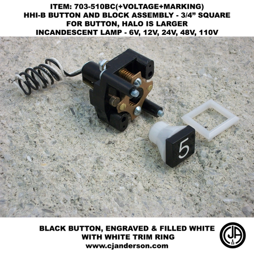 HHI-B Button - Contact Block Assembly - Illuminated