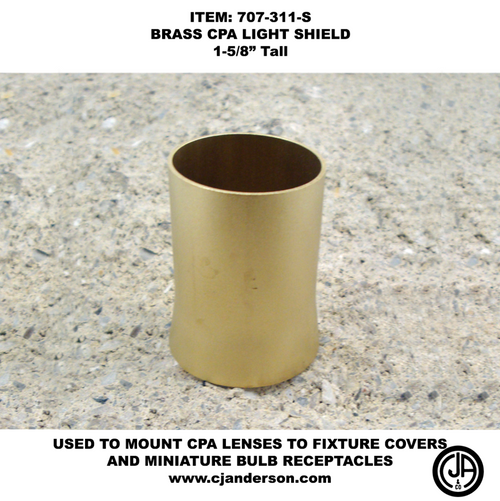707-311-S - Brass CPA Light Shield