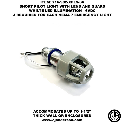 Hazardous Location LED Lamp Assemblies For NEMA 7/9 Emergency Light