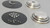 Stainless Steel Car Station Round Braille Tags