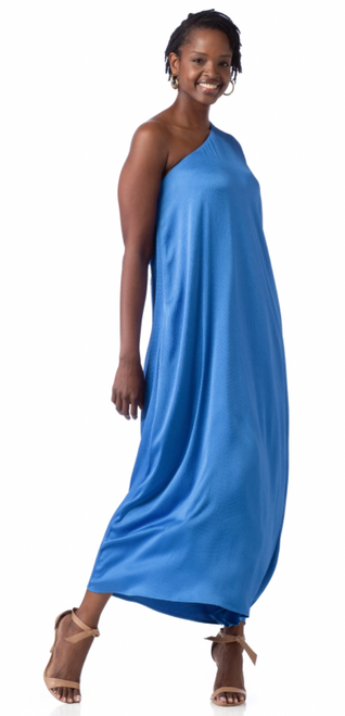 Diana Dress Scuba Blue