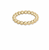 Classic Gold 3mm Bead Ring Size 6