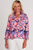 Aspen Blouse Falconer Pink and Blue