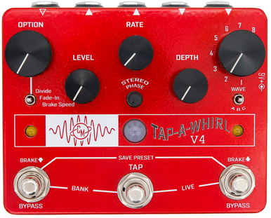 Tap-a-Whirl V4 - Analog Tap Tempo Tremolo