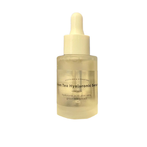 Green Tea Hyaluronic Serum: Green tea and hyaluronic serum hydrates, smooths fine lines, and supports a healthy moisture barrier.

1.0 Ounce