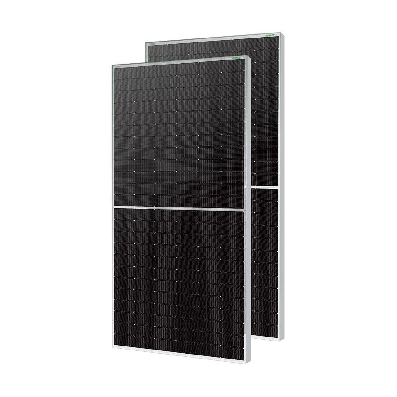 WAAREE 580Wp 144Cells 24 Volts N-Type Framed Dual Glass Bifacial Non ...