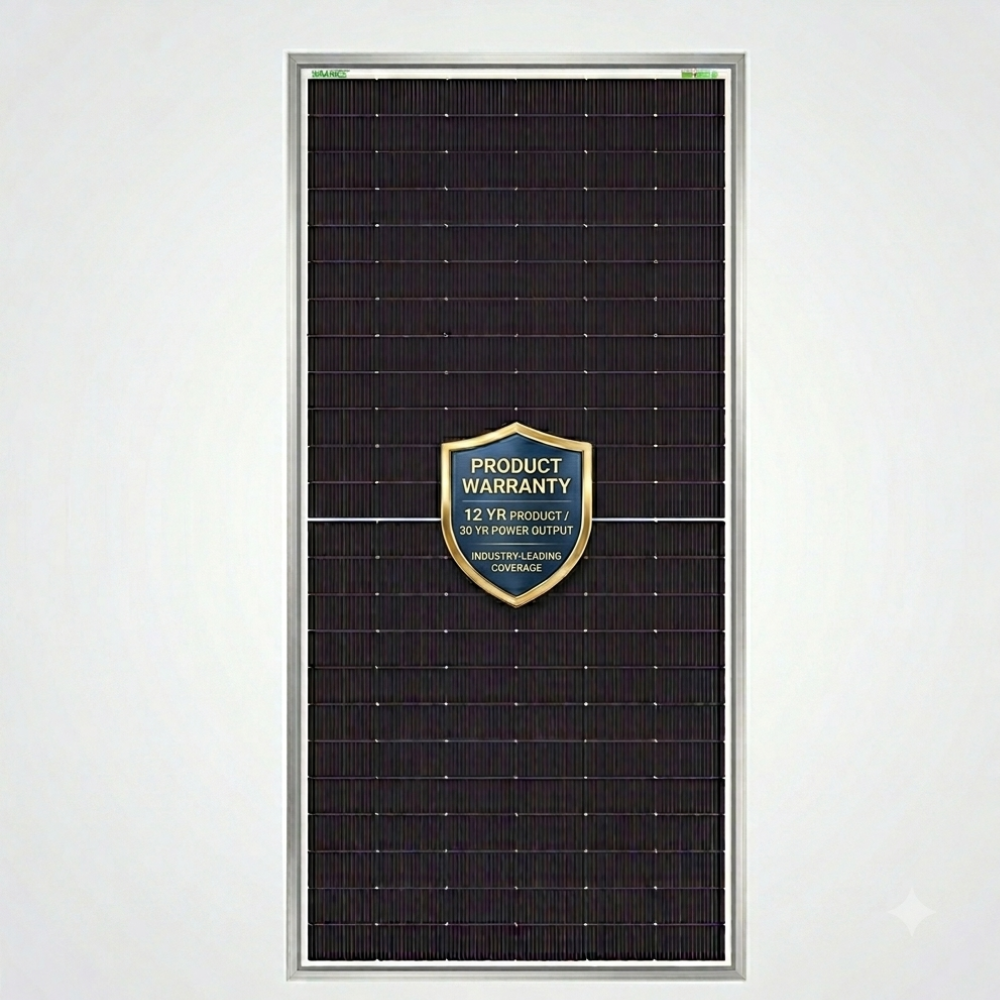 WAAREE 530Wp 144 Cells Framed Dual Glass Mono PERC Bifacial Solar Module