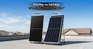 Which Is the Better ROI: 550Wp or 585Wp Bifacial Solar Panels?