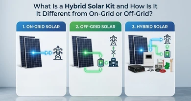 What Is a Hybrid Solar Kit and How Is It Different from On-Grid or Off-Grid?