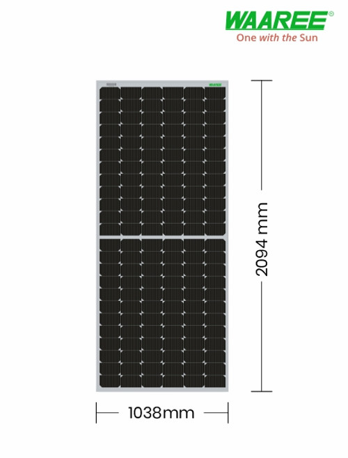 WAAREE 450Wp 144Cells Mono PERC Solar Module