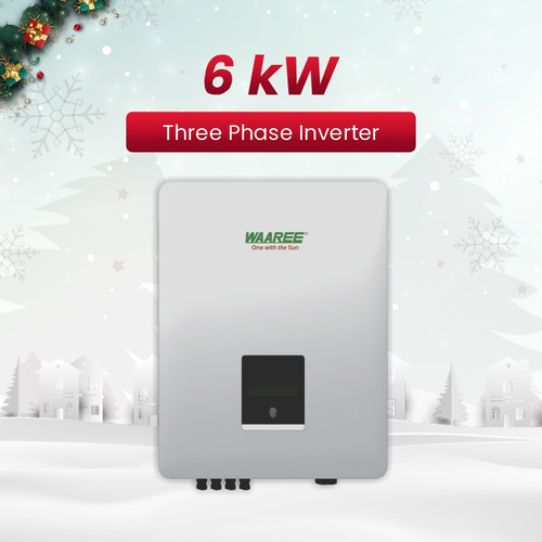 WAAREE 6kW Three Phase Solar On Grid Inverter