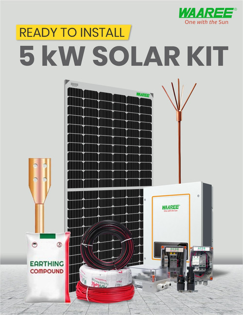 WAAREE-5 Kw Ready To Install Solar Kit