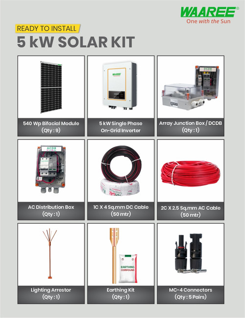 5 Kw Ready To Install Solar Kit