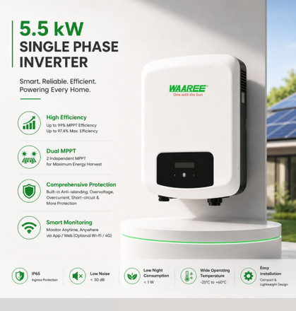 5.5 KW Single Phase Solar On Grid Inverter card seconday thumbnail