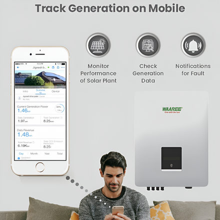 WAAREE 20kW Three Phase Solar On Grid Inverter card seconday thumbnail