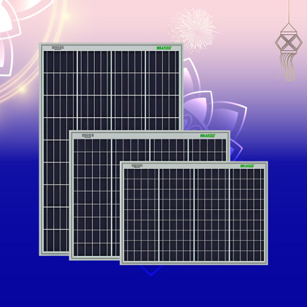 Waaree 45Wp 12V  Mono PERC Solar Module