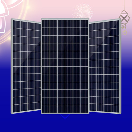 345Wp 144 Multi Crystalline Cut Cells Solar PV Module