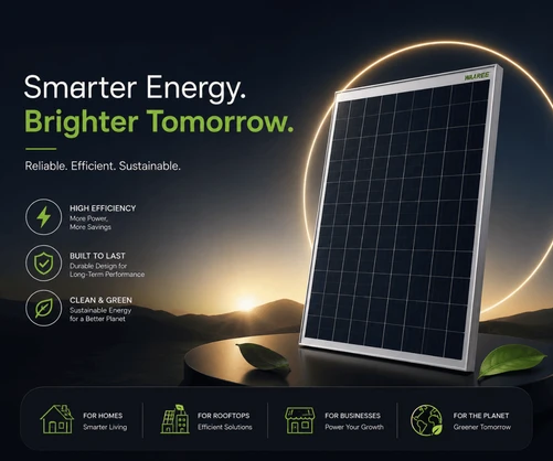 Waaree 20Wp 12V Polycrystalline Solar PV Module card seconday thumbnail