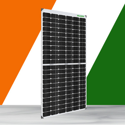 WAAREE 550Wp 144Cells 24 Volts Framed Dual Glass Mono PERC Bifacial Solar Module
