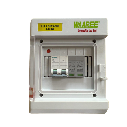3 kW Single Phase Solar AC Distribution Box (ACDB) with MCB & SPD card seconday thumbnail