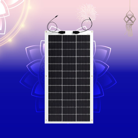 WAAREE 84WP Mono PERC Flexible Solar Module