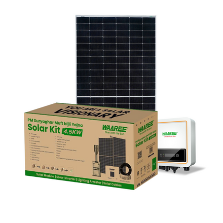 WAAREE 4.5 Kw On Grid Solar Kit Bifacial 540 DCR WAAREE 4.5 Kw On Grid Solar Kit Bifacial 540 DCR