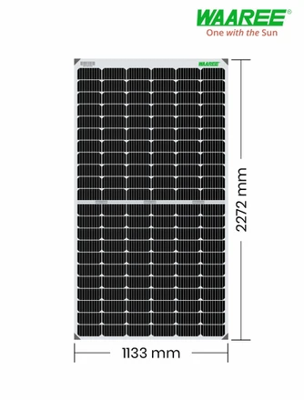 WAAREE-540Wp 144Cells Framed Dual Glass Mono PERC Bifacial Module card seconday thumbnail