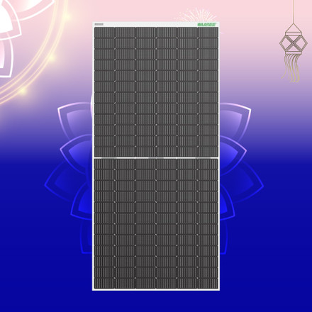 WAAREE 535Wp 144 Cells 24 Volts Mono PERC DCR Solar Module