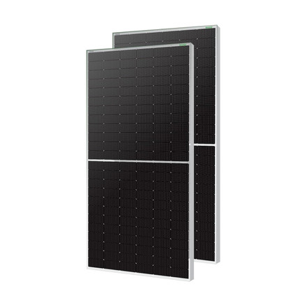 WAAREE 580Wp 144Cells 24 Volts TOPCON N-Type Framed Dual Glass Bifacial Non-DCR Solar Module card seconday thumbnail