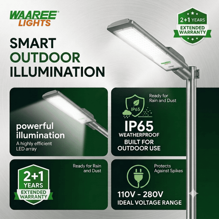 Waaree Neo 50W LED Street Light  card seconday thumbnail
