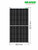 WAAREE 535 Wp 144 Cells Framed Dual Glass Mono PERC Bifacial Solar Module