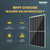Waaree 400Wp 132 Cells Mono PERC All Black Solar PV Module-Efficient and Stylish Solar Power Solution