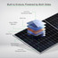 WAAREE 530Wp 144 Cells Framed Dual Glass Mono PERC Bifacial Solar Module
