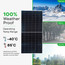 WAAREE 530Wp 144 Cells Framed Dual Glass Mono PERC Bifacial Solar Module
