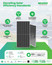 WAAREE 530Wp 144 Cells Framed Dual Glass Mono PERC Bifacial Solar Module