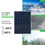 200Wp 24V 72 Cells Polycrystalline Solar PV Module