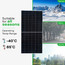 WAAREE 575Wp 144Cells N TOPCON Framed Dual Glass Bifacial Module