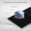 WAAREE 580Wp 144Cells 24 Volts TOPCON N-Type Framed Dual Glass Bifacial Non-DCR Solar Module