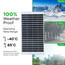 WAAREE II 120 Watt Solar Panel II Mono PERC Solar Panels II Modules II Use for Mobile Charging, Off Grid and on Grid System 