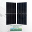WAAREE 580Wp 144Cells 24 Volts N-Type Framed Dual Glass Bifacial DCR Solar Module