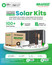 WAAREE  50.31kW 3 Phase Commercial Solar Kit | TOPCon Non-DCR Panels | Industrial Solar Power Solution